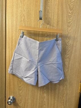 Maurices Lavender High Waist Tailored Shorts